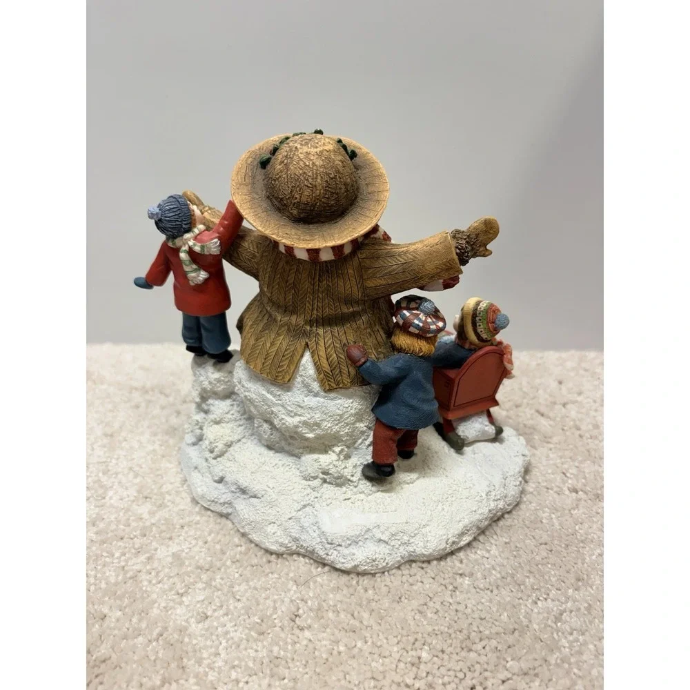 1998 Weekend Play Sherri Buck Baldwin 1st Edition #4 Snowman Christmas Figurine‎